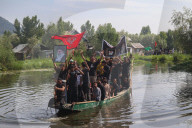 Muharram Procession On Boats In Kashmir