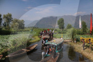 Muharram Procession On Boats In Kashmir