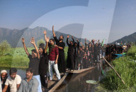 Muharram Procession On Boats In Kashmir