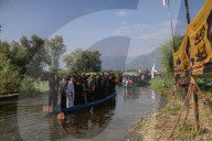 Muharram Procession On Boats In Kashmir