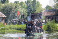 Muharram Procession On Boats In Kashmir
