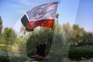 Muharram Procession On Boats In Kashmir