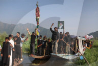 Muharram Procession On Boats In Kashmir