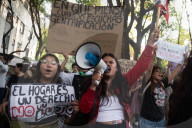 Protest Against Gentrification In Condesa Neighborhood