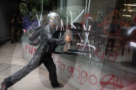 Protest Against Gentrification In Condesa Neighborhood