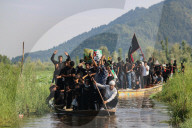 Muharram Procession On Boats In Kashmir