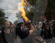 Protest Against Gentrification In Condesa Neighborhood