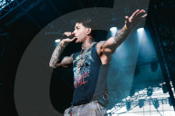 Tony Effe Performs Live During The Summer Tour 2025 In Milan