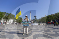 Demostration In Lisbon In Support Of Ukraine