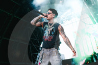 Tony Effe Performs Live During The Summer Tour 2025 In Milan