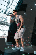Tony Effe Performs Live During The Summer Tour 2025 In Milan