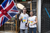 Jewish groups hold an alternative Pride event after Pride in London rejects antisemitism training, Soho, London, Great Britain 
5th July 2025