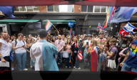 Jewish groups hold an alternative Pride event after Pride in London rejects antisemitism training, Soho, London, Great Britain 
5th July 2025