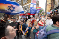 Jewish groups hold an alternative Pride event after Pride in London rejects antisemitism training, Soho, London, Great Britain 
5th July 2025