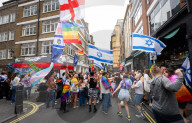 Jewish groups hold an alternative Pride event after Pride in London rejects antisemitism training, Soho, London, Great Britain 
5th July 2025