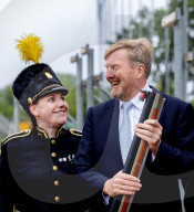 King Willem-Alexander attend the opening of the Oud-Limburgs Schuttersfeest. Heythuysen, the Netherlands. 06 Jul 2025
