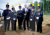 King Willem-Alexander attend the opening of the Oud-Limburgs Schuttersfeest. Heythuysen, the Netherlands. 06 Jul 2025