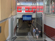 German Train Station In Friedrichshafen Stadt