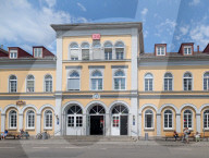 German Train Station In Friedrichshafen Stadt