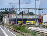 German Train Station In Friedrichshafen Stadt