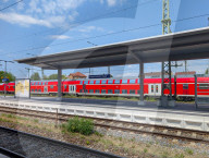 German Train Station In Friedrichshafen Stadt