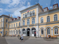 German Train Station In Friedrichshafen Stadt