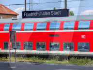 German Train Station In Friedrichshafen Stadt