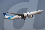 Corsair Airbus A330-941 landing and taking off from Marseille Airport