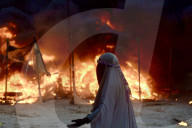 Burning Tents Embodies The Tragedy Of Karbala In The Painful Karbala Incident In Nasiriyah.