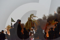 Burning Tents Embodies The Tragedy Of Karbala In The Painful Karbala Incident In Nasiriyah.