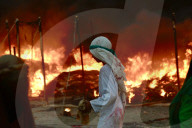 Burning Tents Embodies The Tragedy Of Karbala In The Painful Karbala Incident In Nasiriyah.