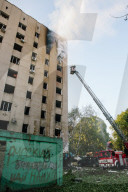Aftermath Of The Attack On Kharkiv
