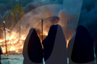 Burning Tents Embodies The Tragedy Of Karbala In The Painful Karbala Incident In Nasiriyah.