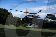 U.S. President Donald Trump  Returns Form Bedminster, New Jersey To The White House