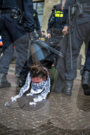 Activists Attempted To Protest At The UK Embassy In The Hague