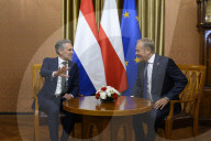 Polish Prime Minister Donald Tusk Meets With Holand's Dick Schoof.