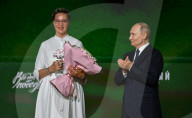 Putin attends "Everything for Victory" event
