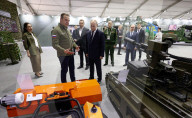 Putin attends "Everything for Victory" event