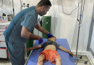 Injured Palestinians taken to hospital