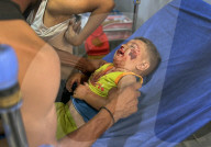 Injured Palestinians taken to hospital