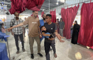 Injured Palestinians taken to hospital