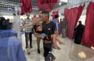 Injured Palestinians taken to hospital