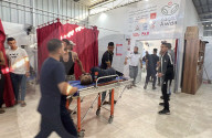 Injured Palestinians taken to hospital