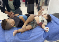 Injured Palestinians taken to hospital