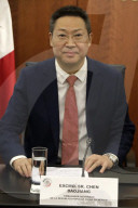 Ambassadors Chen Daojiang And  Juan Duarte Meet With Fernandez Noroña