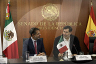 Ambassadors Chen Daojiang And  Juan Duarte Meet With Fernandez Noroña