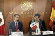 Ambassadors Chen Daojiang And  Juan Duarte Meet With Fernandez Noroña