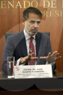 Ambassadors Chen Daojiang And  Juan Duarte Meet With Fernandez Noroña