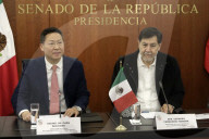 Ambassadors Chen Daojiang And  Juan Duarte Meet With Fernandez Noroña