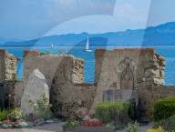 Gravestones Overlooking Lake Constance